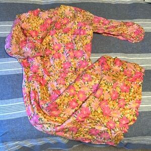 Vintage Zip back long dress- possibly homemade